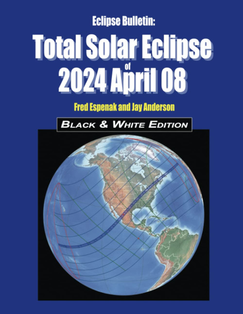 Eclipse Bulletin: Total Solar Eclipse of 2024 April 08 - Black & White Edition