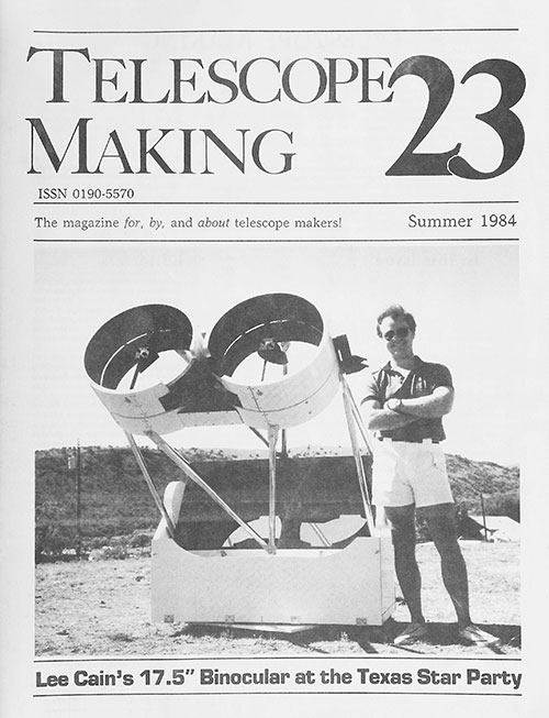 Telescope Making No. 23 (Summer 1984)