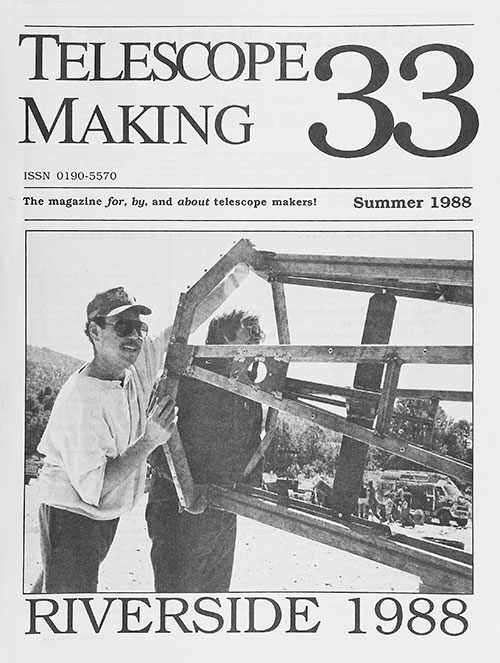 Telescope Making No. 33 (Summer 1988)