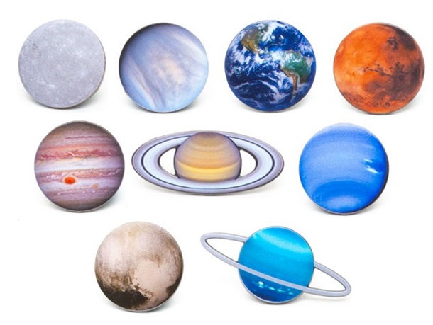 Planet Pins - Set of 9