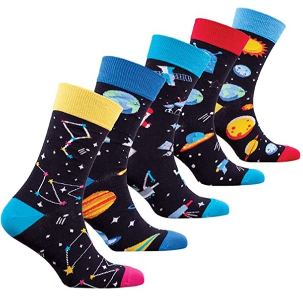 Space Socks Gift Box - Set of 5