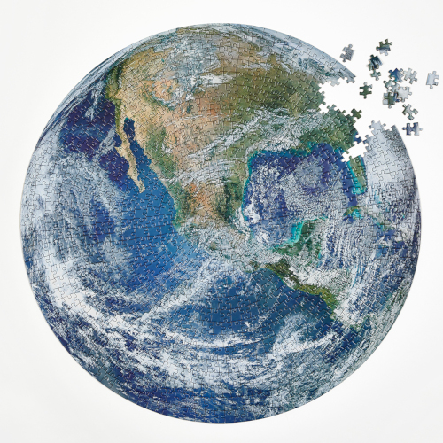 The Earth NASA Round Puzzle