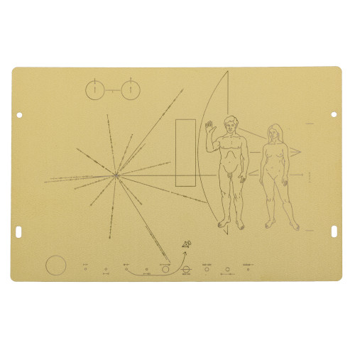 NASA Pioneer Plaque Replica