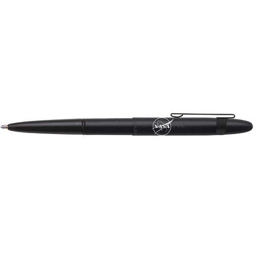 Fisher Bullet Space Pen with NASA Meatball Logo with Clip