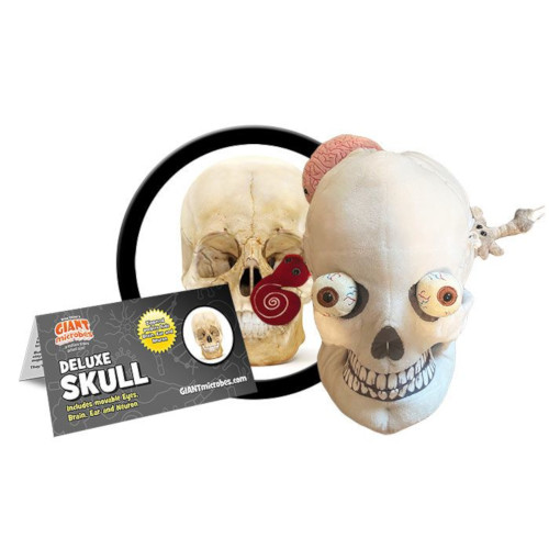 GIANTmicrobes - Deluxe Skull with Minis Plush