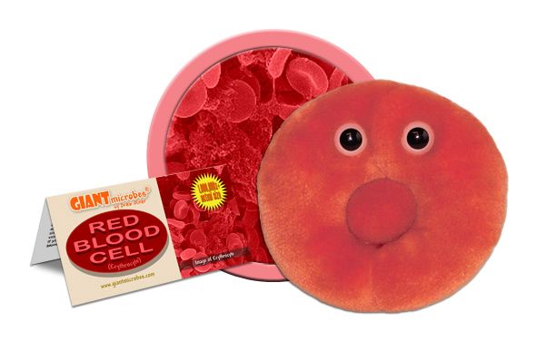 GIANTmicrobes - Red Blood Cell Plush