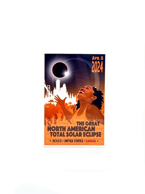 Great North American Total Solar Eclipse Sticker