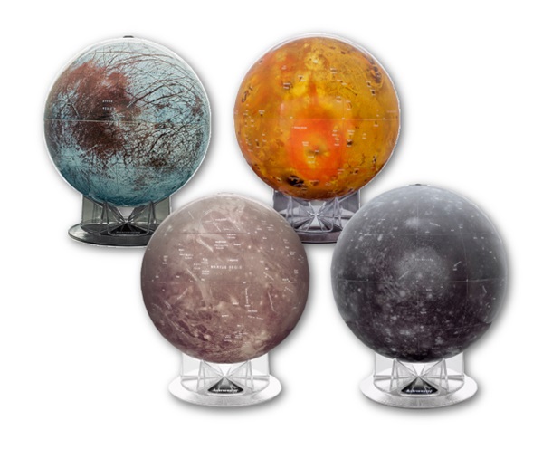 Galilean Moon Globes - Set of 4