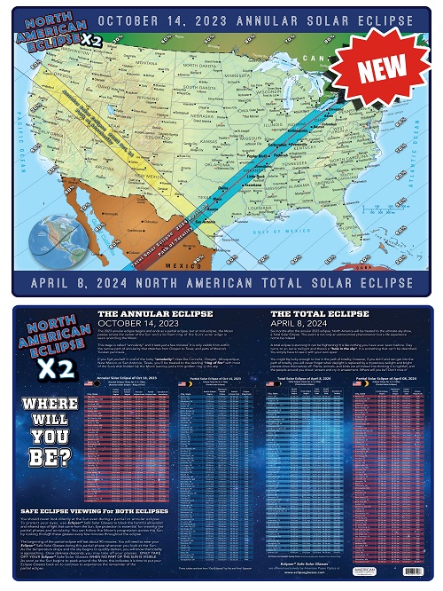 Eclipse Map: The Complete Guide to the 2023 and 2024 North American Eclipses