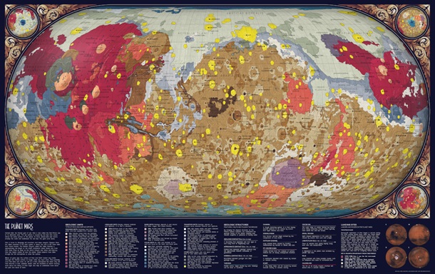The Planet Mars Print