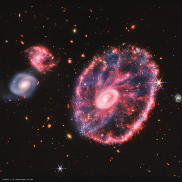 James Webb Cartwheel Galaxy Photo Print