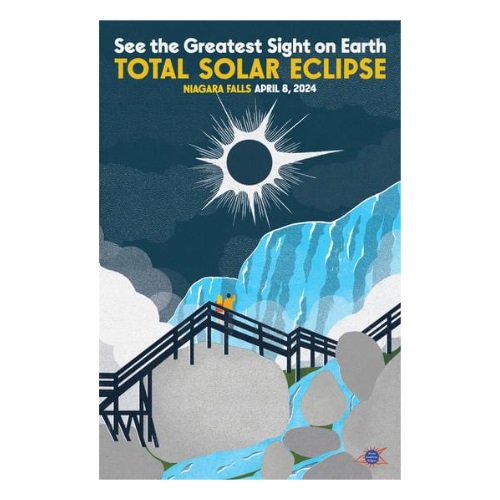 Niagara Falls Eclipse Poster 