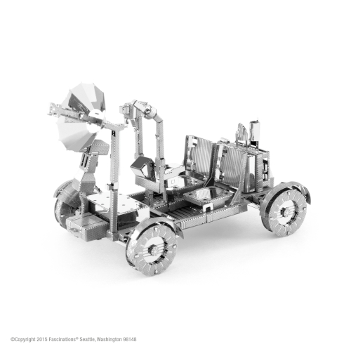 Fascinations Metal Earth 3D Laser Cut Steel Model Kit Apollo Lunar Moon Rover