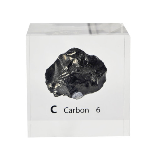 Carbon 50mm Lucite Cube