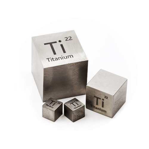 Titanium 10mm Metal Cube 