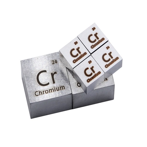 Chromium 10mm Metal Cube