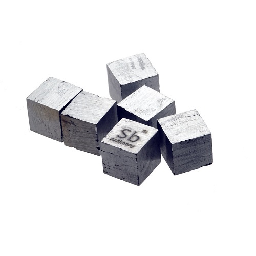 Antimony 10mm Metal Cube