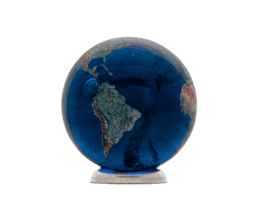 Blue Earth Marble with Natural Earth Continents