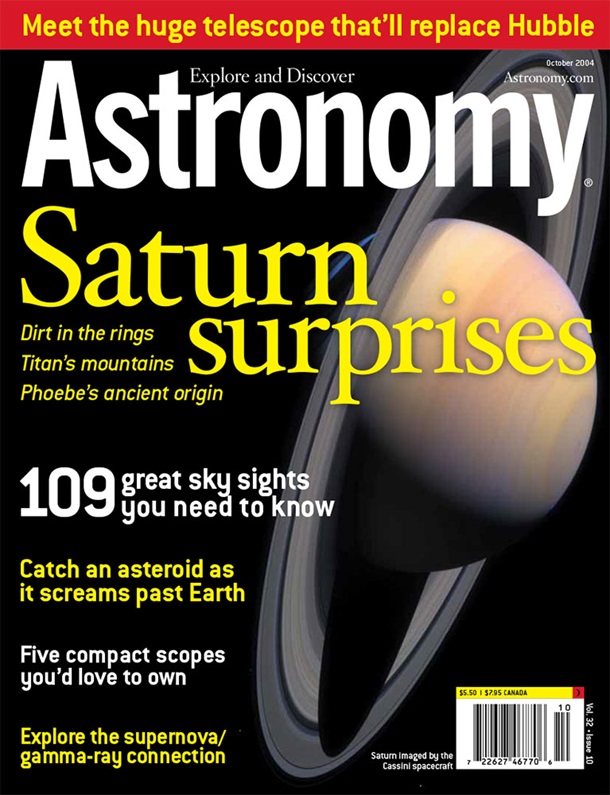 Astronomy October 2004