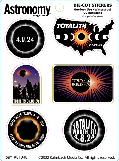 2024 Eclipse Vinyl Sticker Set