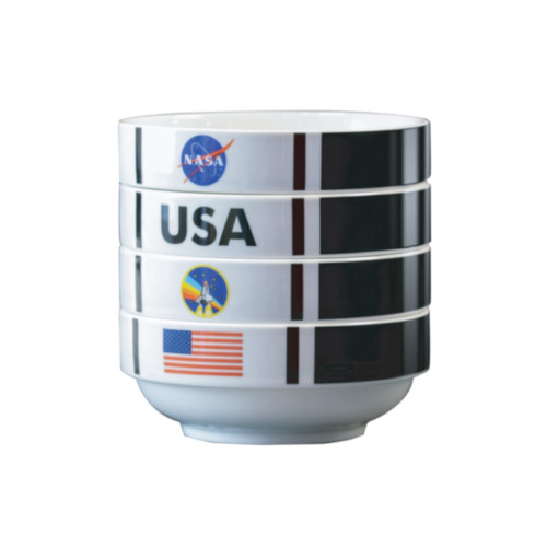 NASA Shuttle Stackable Bowl - Set of 4