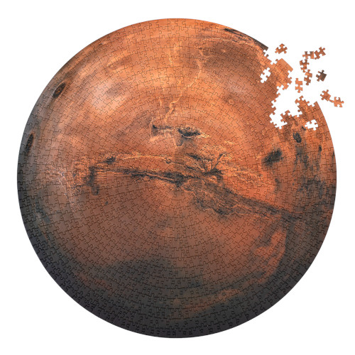 Mars NASA Round Puzzle