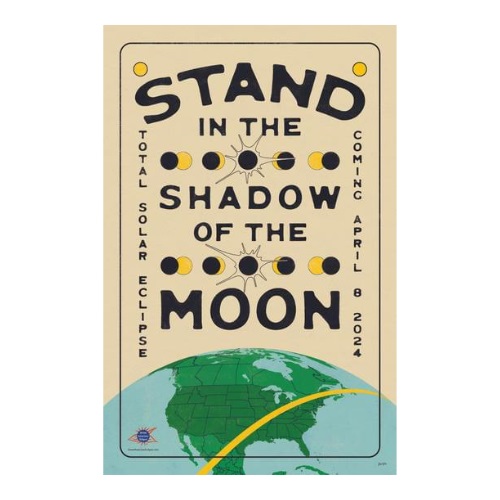Stand in the Shadow of the Moon Poster Earth Poster