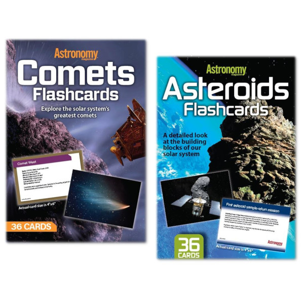 Comets and Asteroids Flashcards Set