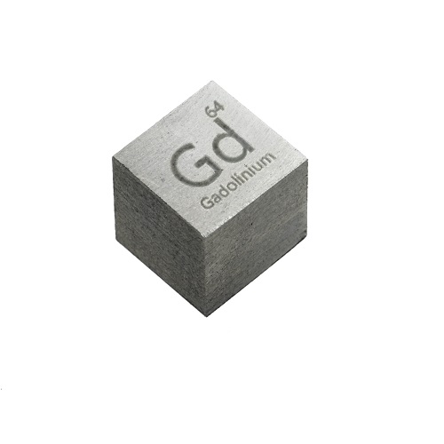 Gadolinium 10mm Metal Cube