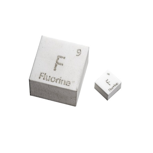 Fluorine 10mm Cube